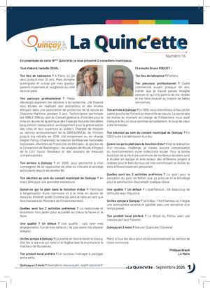 La Quinçette 16 - Septembre 2025