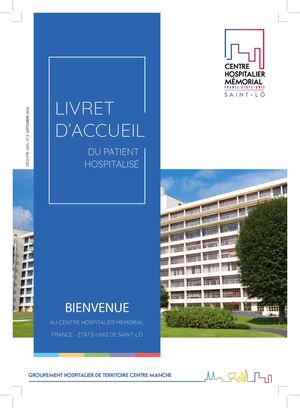 Livret d'accueil du Centre Hospitalier de Saint-Lô