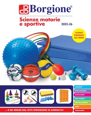 Catalogo Borgione Scienze motorie e sportive 2025/26
