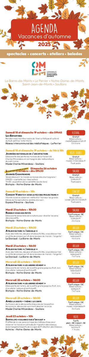 Agenda Automne 2025 120x480mm