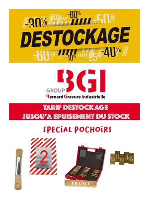 Catalogue Bgi 2025 Pochoirs Destockage