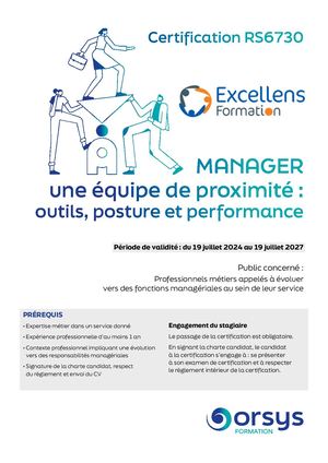 Synthèse Certification RS6730 MPH