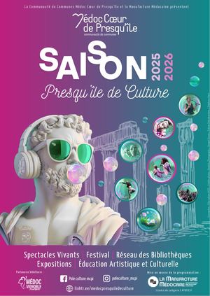 Livret saison culturelle Médoc Coeur de Presqu'île 2025 2026 Version 2