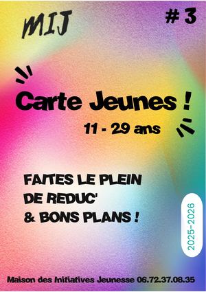 Partenaires Carte Jeunes 2025 2026