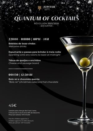 Bar Jupiter Réveillon 25/26 | Jupiter Algarve Hotel