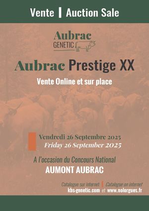 Plaquette Aubrac Prestige XX