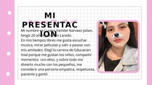 Bitácora de presentación