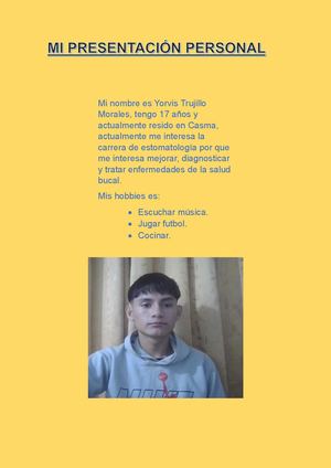 Mi Presentación Personal
