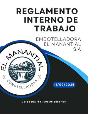 REGLAMENTO INTERNO DE TRABAJO JDSZ