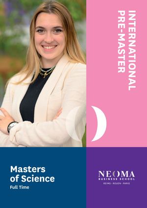 INTERNATIONAL PRE-MASTER BROCHURE - 2025