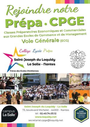 Plaquette Prépa - CPGE - Saint-Joseph du Loquidy