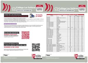 Flyer Collège Ile De Ré 2025 2026