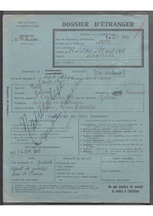 Dossier de naturalisation de Zeltan ROTH (49w136)