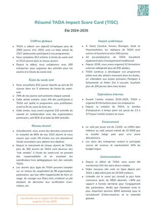TISC Été 24 25 - Résumé