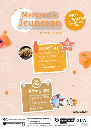 Activités Jeunesse Septembre 2025