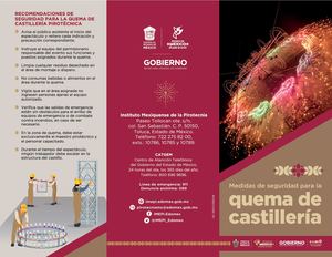 Medidas de seguridad para la quema de castillería