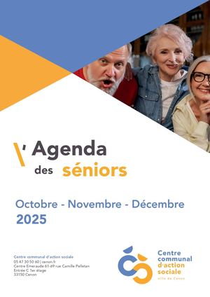 Agenda des seniors Oct-Dec 2025