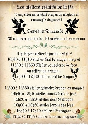 Les Ateliers créatifs de la fée