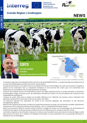 Juin 2024 Newsletter N°1 Resi'cow Fr