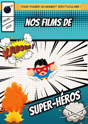 Livret Films De Super Héros 2025