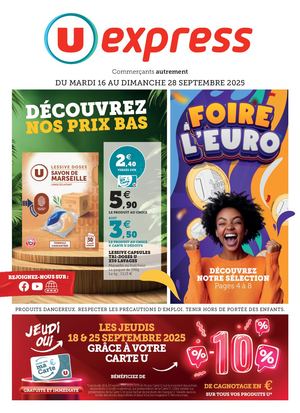 CATALOGUE DU MARDI 16 AU DIMANCHE 28 SEPTEMBRE UE