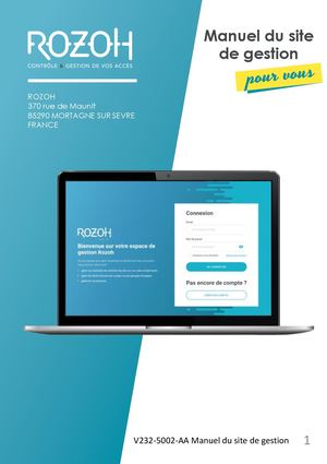 Manuel Du Site De Gestion Rozoh