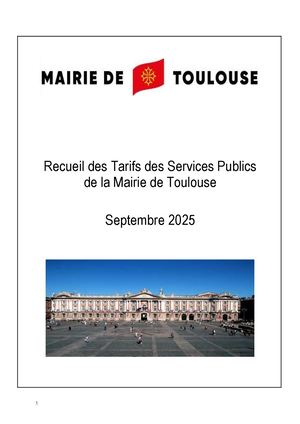 Recueil des tarifs municipaux 2025