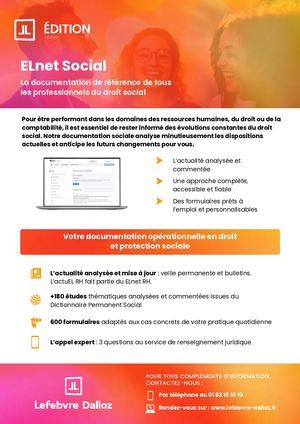 Plaquette ELnet Social