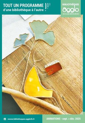 Programme Bibliothèques Automne 2025