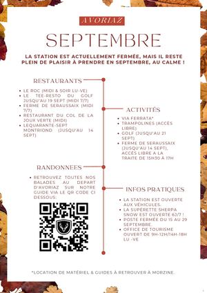 Informations intersaison