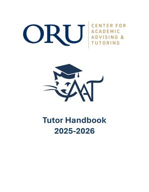 ORU CAAT Tutor Handbook