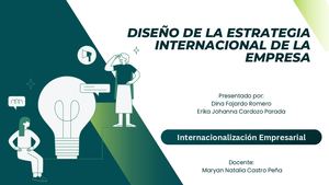 Producto 3 Diseño De La Estrategia Internacional De La Empresa Cipas Dina Fajardo Y Erika Cardozo