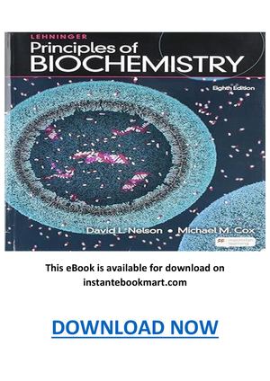Lehninger Principles Of Biochemistry 8th Edition Pdf