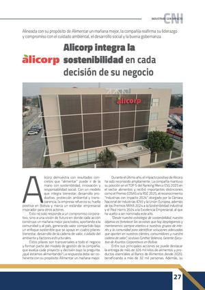 ALICORP: INDUSTRIAS CON IMPACTO 2025