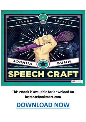 Speech Craft 2nd Edition Pdf