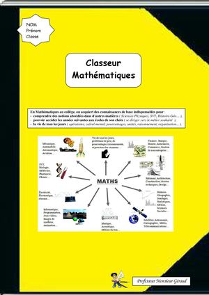 &00 Classeur Virtuel 2018 6ème +++