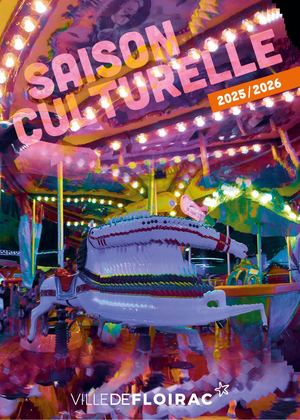Plaquette de la Saison Culturelle 2025 / 2026 - Ville de Floirac