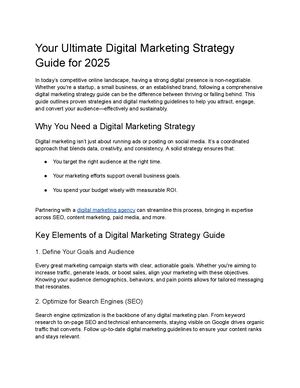 Calaméo - Your Ultimate Digital Marketing Strategy Guide for 2025