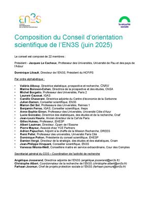 Composition Du Cos EN3S