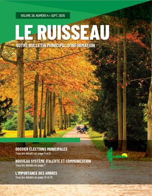 Bulletin Le Ruisseau • Volume 28 • Numéro 4 - Sept. 2025