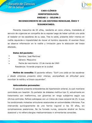 Dilema 2 Reconocimiento De Los Sistemas Muscular ÓSeo Y Tegumentario