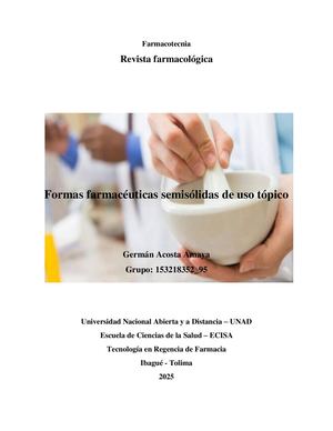 Formas Farmaceuticas Semisolidas