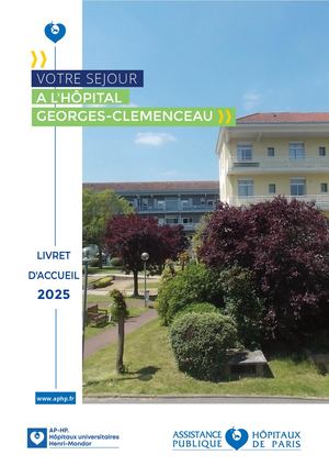 Livret D'accueil Georges Clemenceau Février 2024