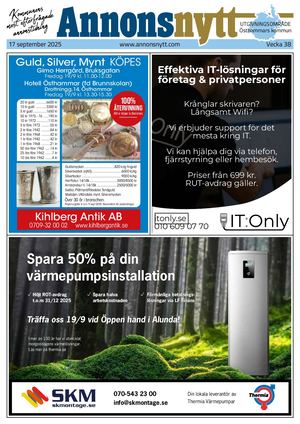 Annonsnytt V38 2025