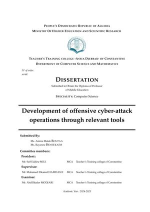 Calaméo - Development of offensive cyber-attack operations through ...