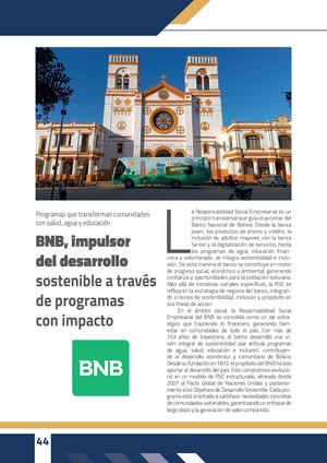 BANCO NACIONAL DE BOLIVIA (BNB): INDUSTRIAS CON IMPACTO 2025