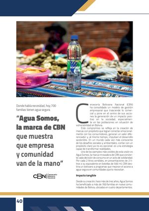 CERVECERÍA BOLIVIANA NACIONAL (CBN): INDUSTRIAS CON IMPACTO 2025