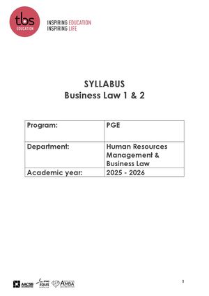 BCN - Business Law 2025 2026