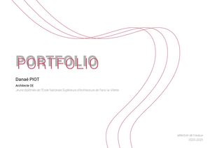 Portfolio Architecture 2025 - Danaé Piot