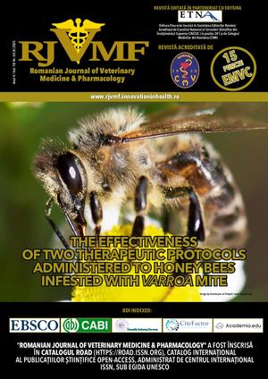 Romanian Journal of Veterinary Medicine & Pharmacology (RJVMF) 54 (4) 2025